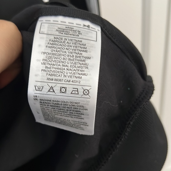 Adidas Track Top black and white - Picture 3 of 5